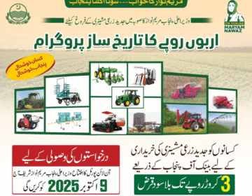 ہائی ٹیک ایگریکلچرل مشینری پروگرام2025