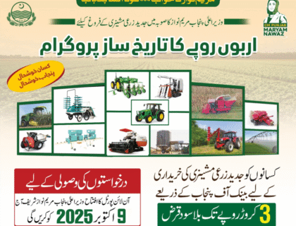 ہائی ٹیک ایگریکلچرل مشینری پروگرام2025