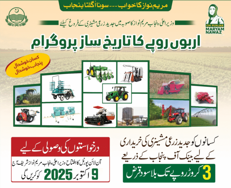 ہائی ٹیک ایگریکلچرل مشینری پروگرام2025